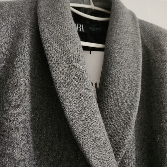 Zara Double Breasted Coat - Picture 6 of 7